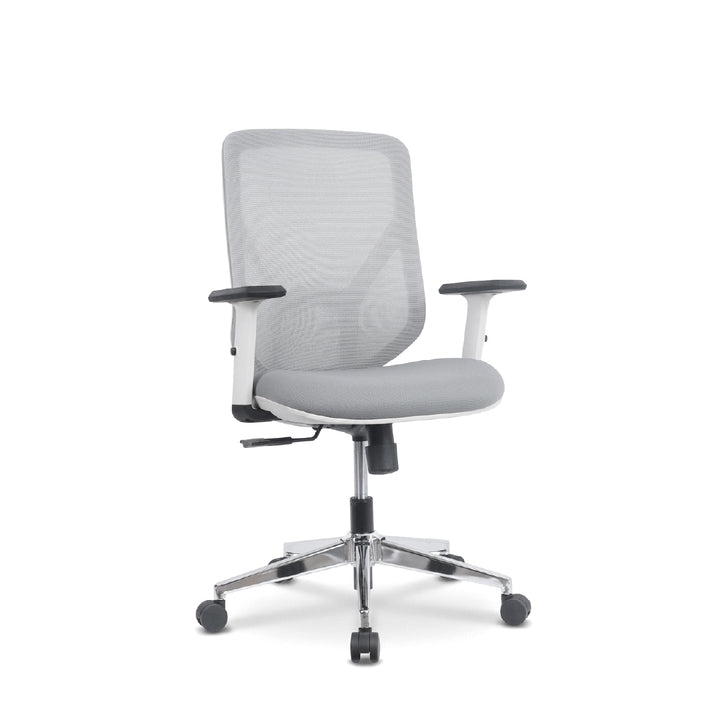 MALLORY Medium Back Office Chair Grey
