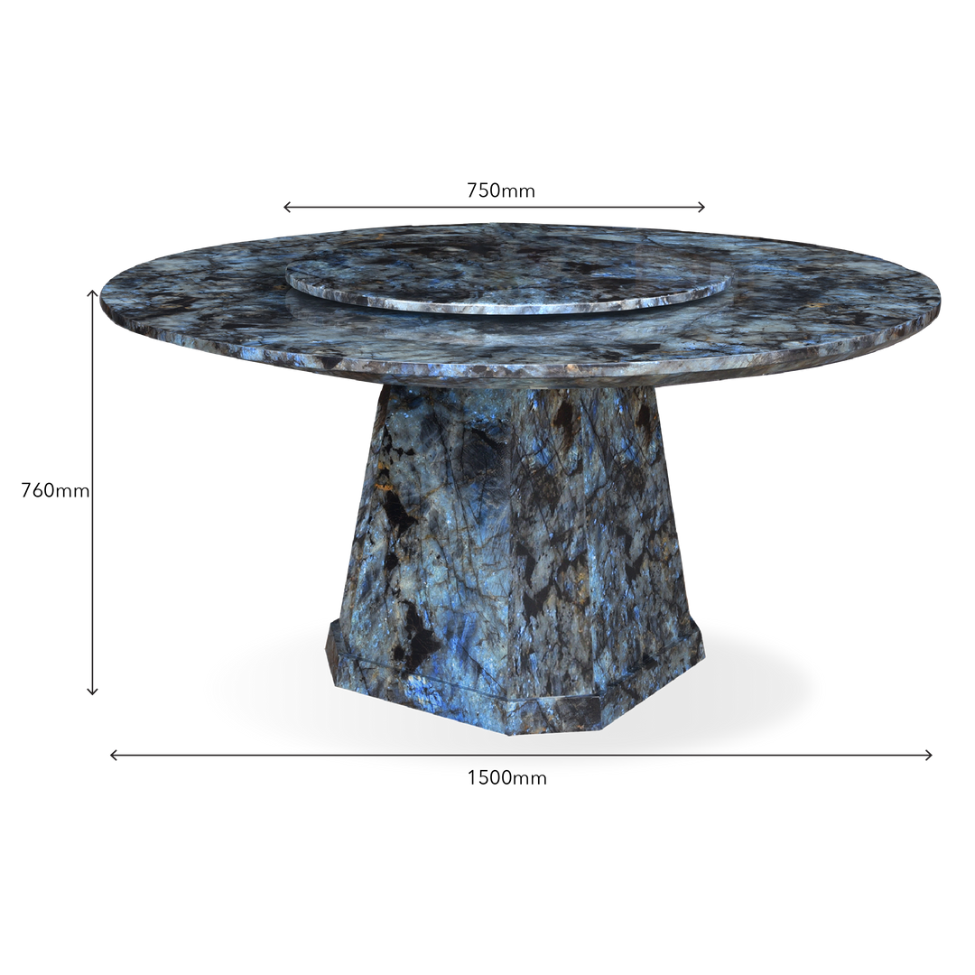TOURMALINE Marble Dining Table