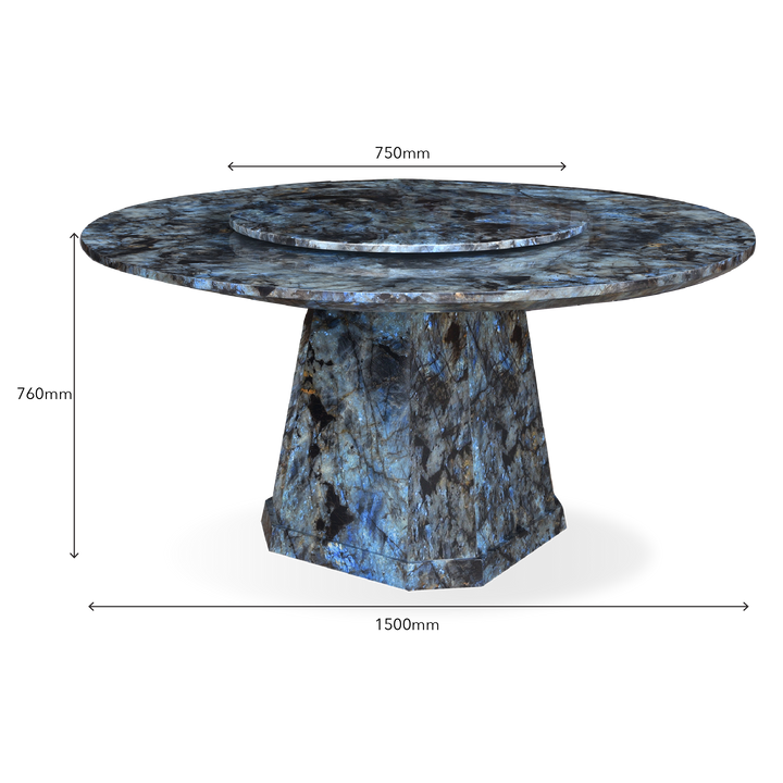 TOURMALINE Marble Dining Table