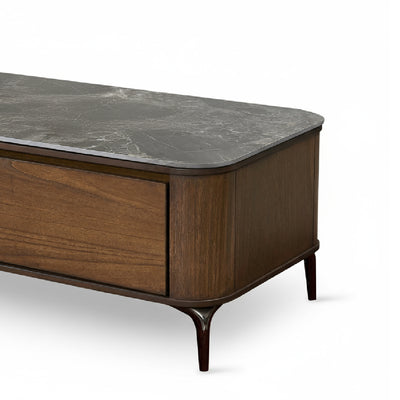 MARLEY Wood TV Cabinet with Coffee Table