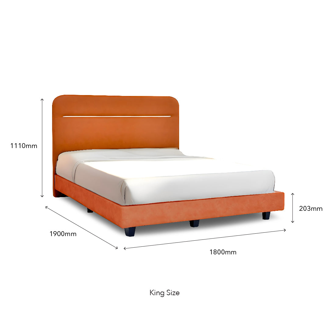 MATTEO Orange Bed