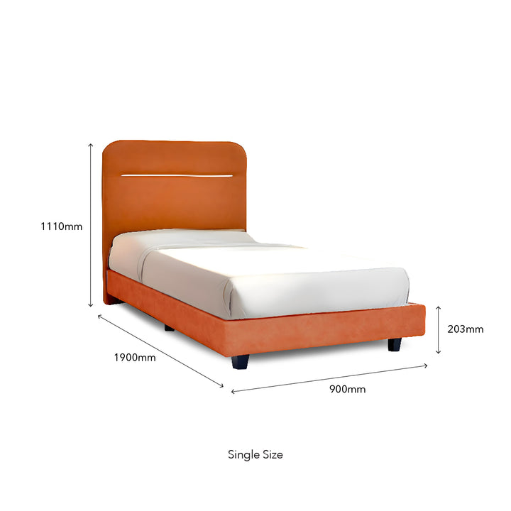 MATTEO Orange Bed