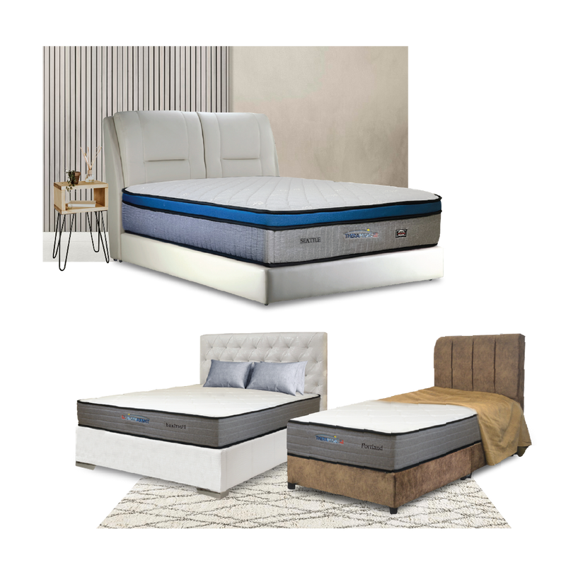 THERAPEDIC Seattle and Portland Mattress Set