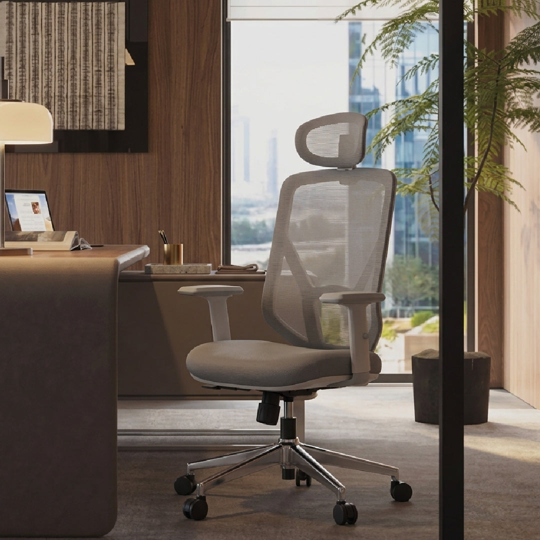 MAVERICK Mesh High Back Office Chair Grey