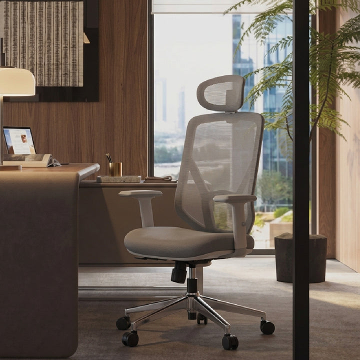 MAVERICK Mesh High Back Office Chair Grey