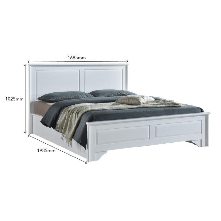 MIYA Queen Bedframe with Wardrobe