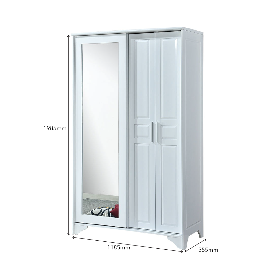 MIYA Queen Bedframe with Wardrobe