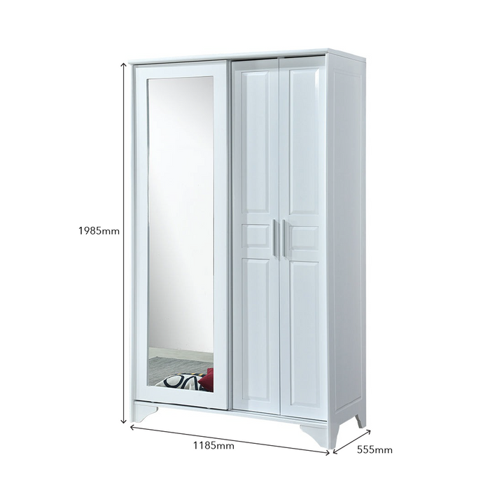 MIYA Queen Bedframe with Wardrobe