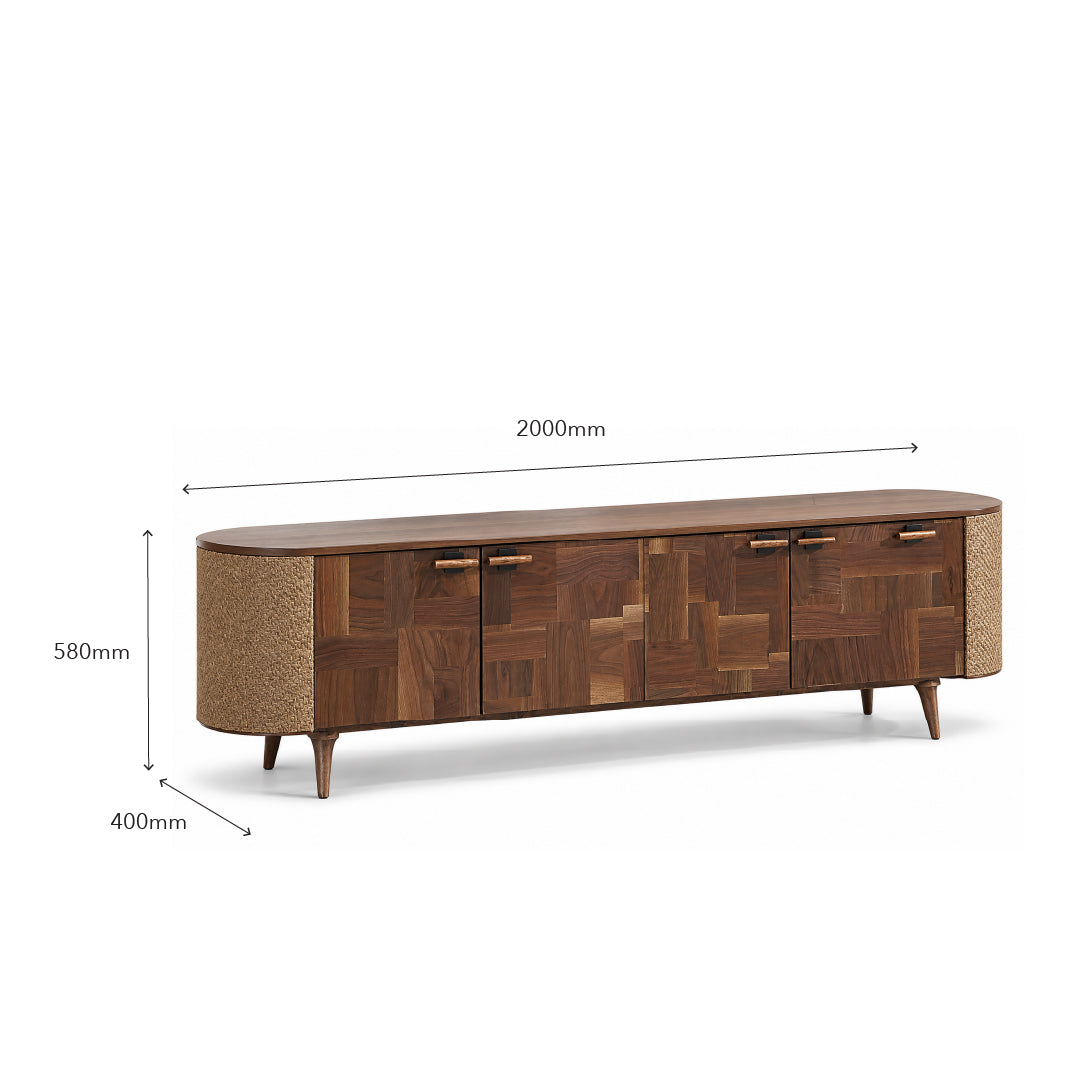 MEGUMI TV Cabinet & Coffee Table with Sideboard