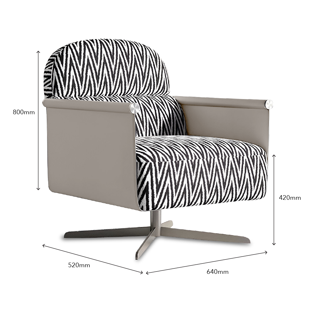 NADINE Designer Lounge Chair