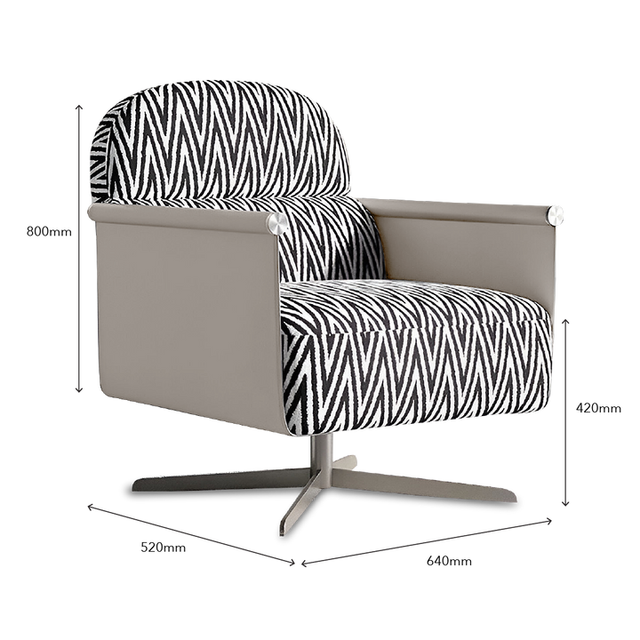 NADINE Designer Lounge Chair
