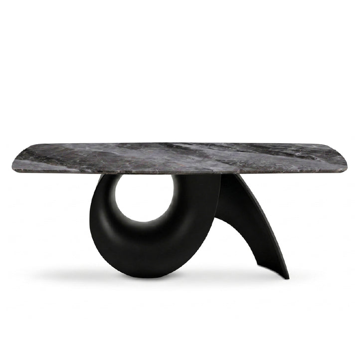 NEALY Crystal Marble Stone Dining Table