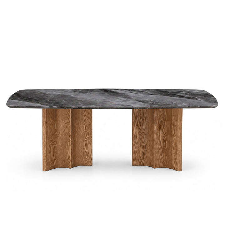 NEALY Crystal Marble Stone Dining Table