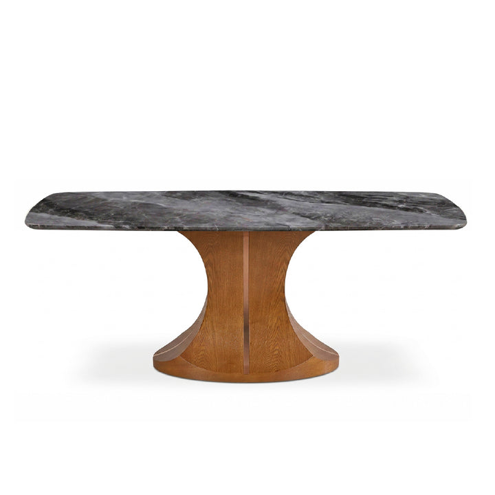 NEALY Crystal Marble Stone Dining Table