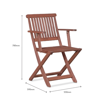 NEWBURY Folding Arm Chair