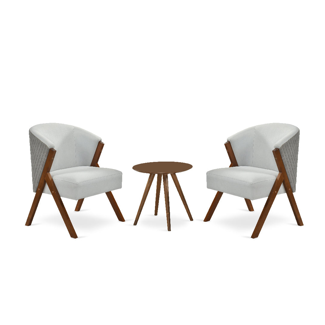 NILOU Lounge Chair Silver