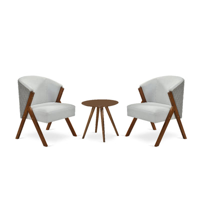NILOU Lounge Chair Silver