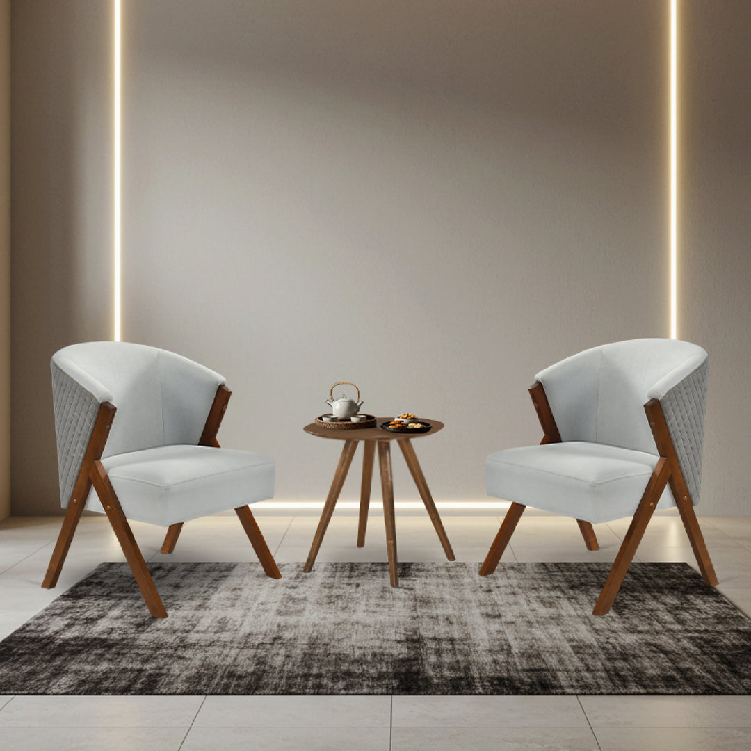 NILOU Lounge Set Silver