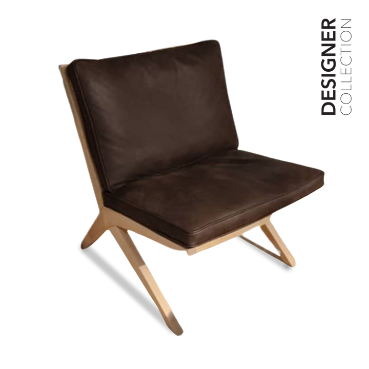 NOAH Rattan Lounge Chair White Ash