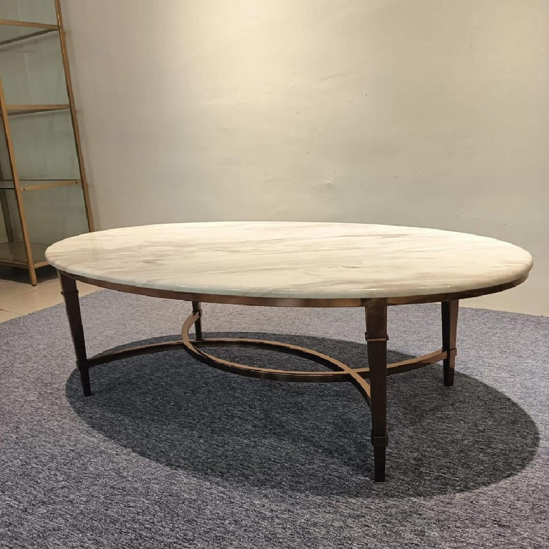 NORA OVAL Marble Coffee Table