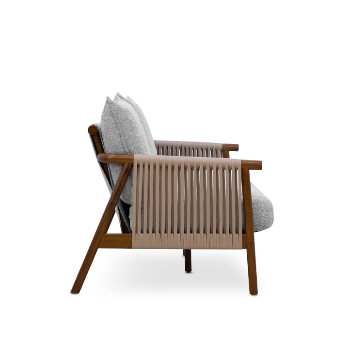 NOREEN 3 Seater Arm Sofa Chair Ash Gray