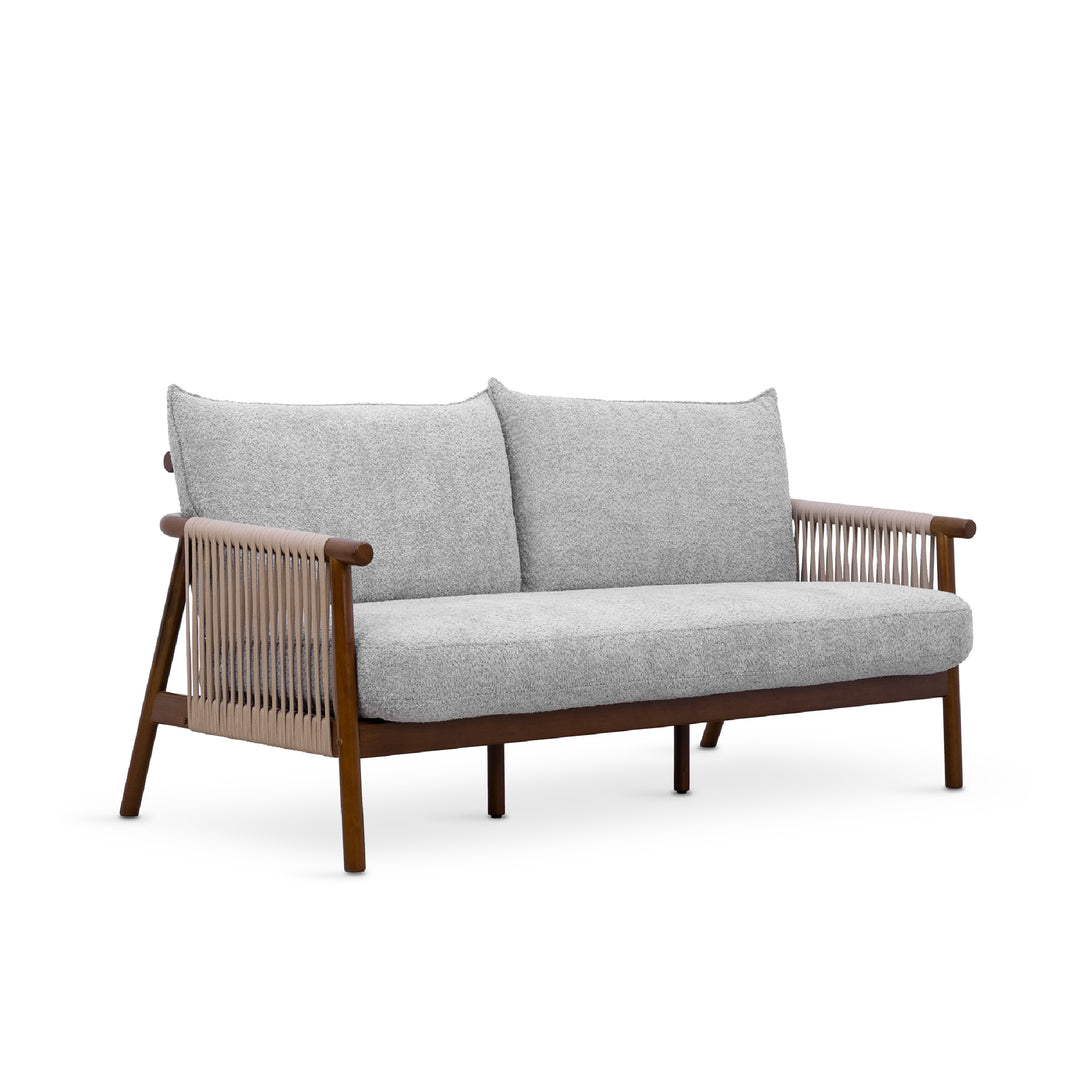 NOREEN 3 Seater Arm Sofa Chair Ash Gray