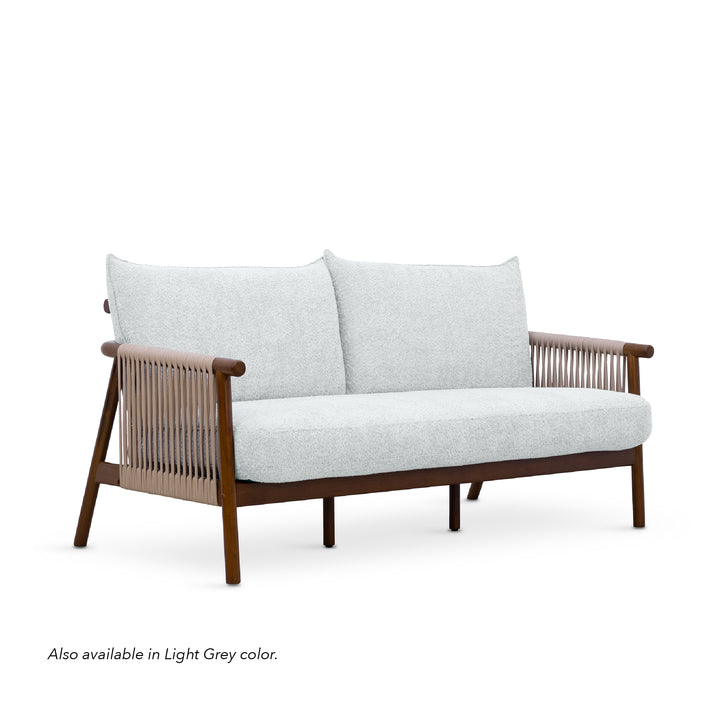 NOREEN 3 Seater Arm Sofa Chair Ash Gray