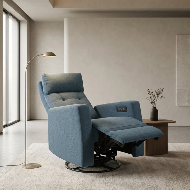 NASDA Power Rocking Swivel Recliner Sofa