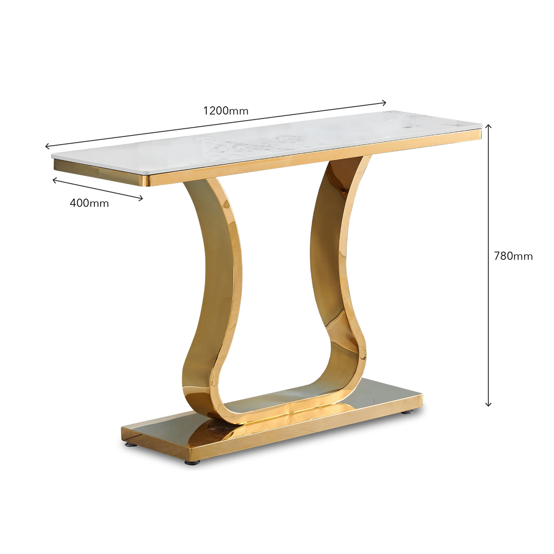 NATHAN Ceramic Console Table