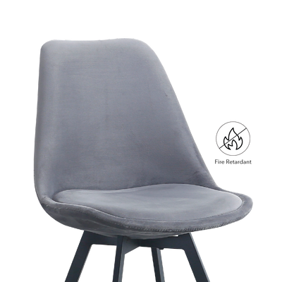 NEROLA Dining Chair Charcoal Grey
