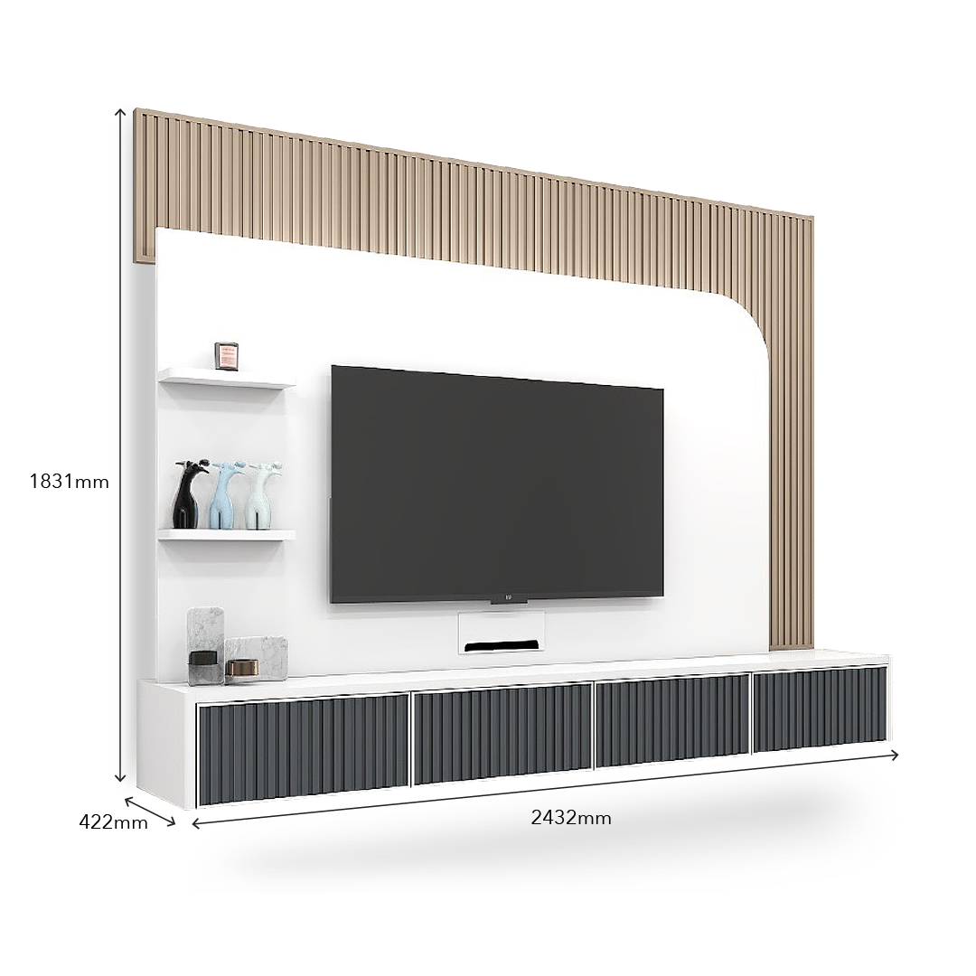 NIMBO Wall Mounted TV Cabinet 8F