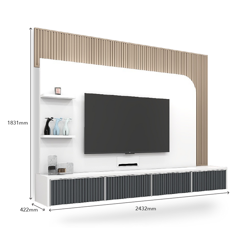 NIMBO Wall Mounted TV Cabinet 8F