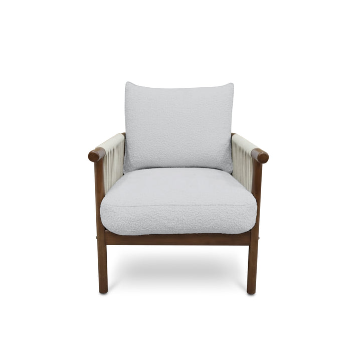 NOREEN 1 Seater Arm Sofa Chair Ash Gray