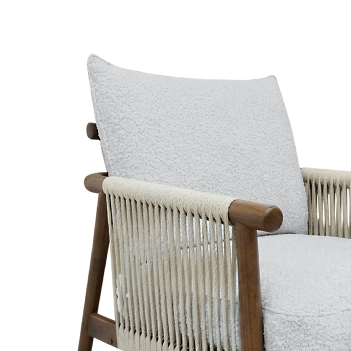 NOREEN 1 Seater Arm Sofa Chair Ash Gray