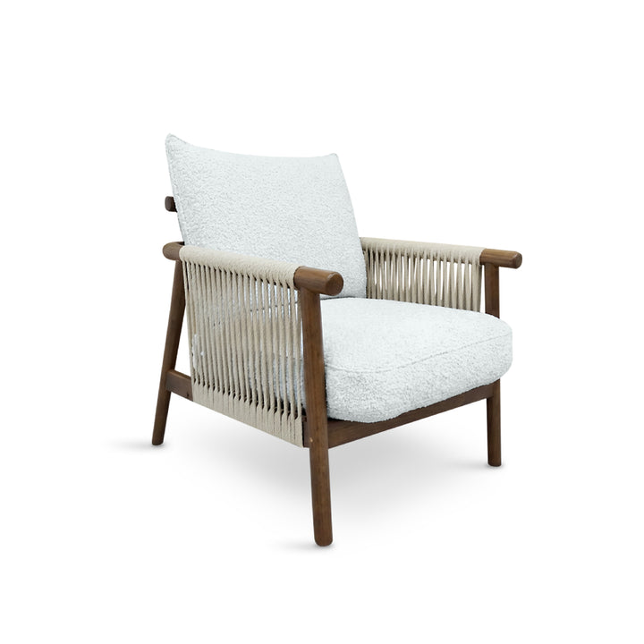 NOREEN 1 Seater Arm Sofa Chair Light Gray