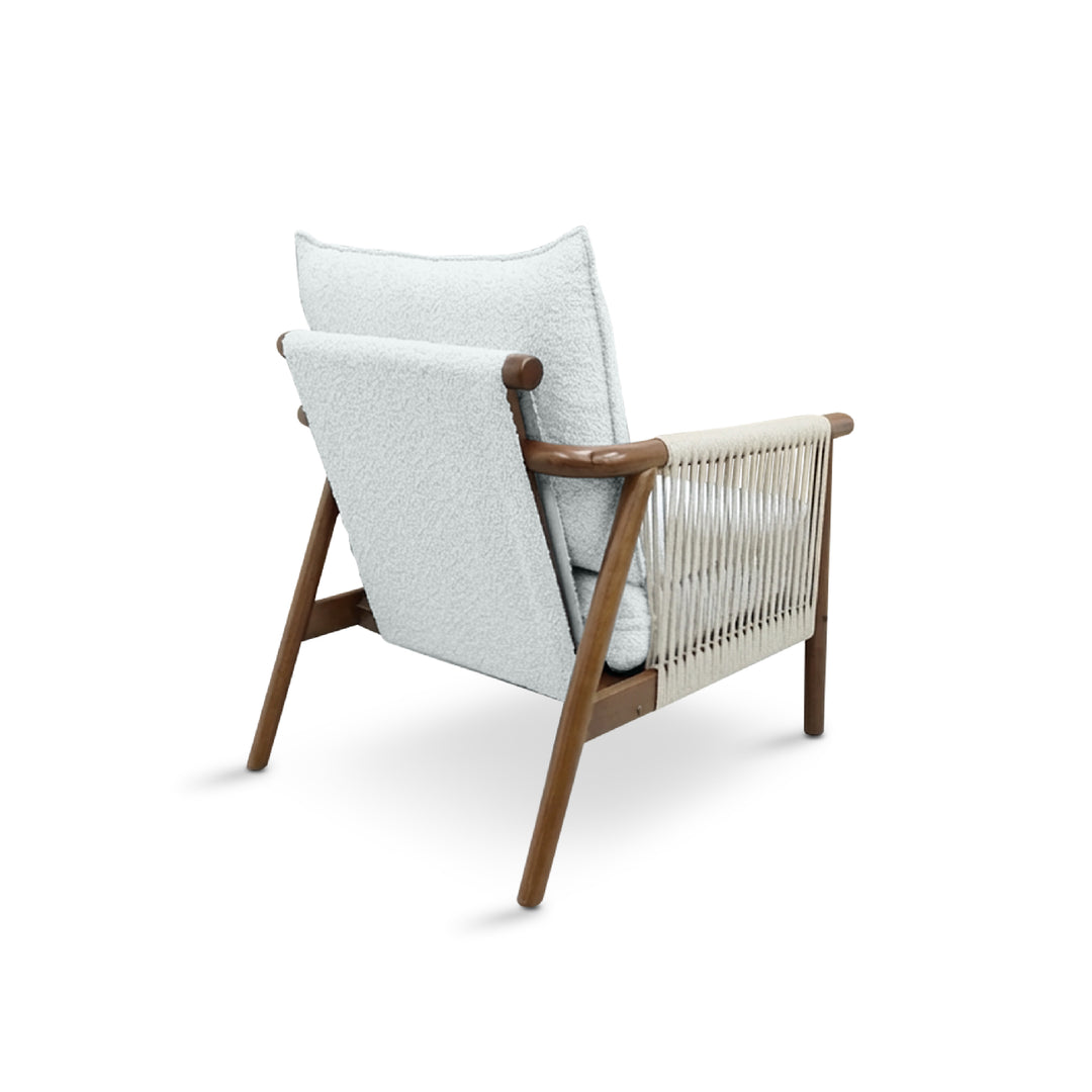 NOREEN 1 Seater Arm Sofa Chair Light Gray