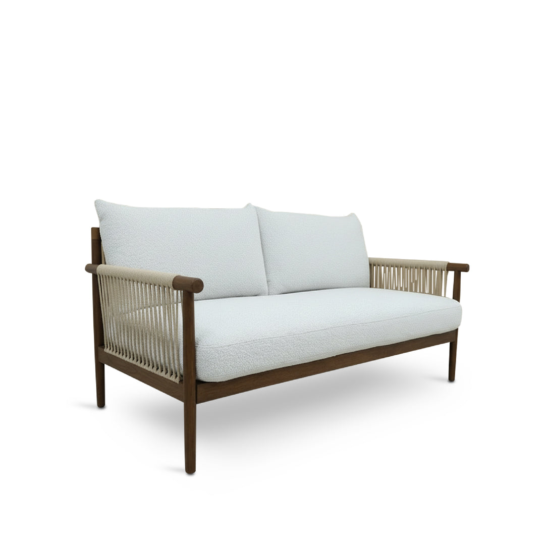 NOREEN 3 Seater Arm Sofa Chair Light Gray