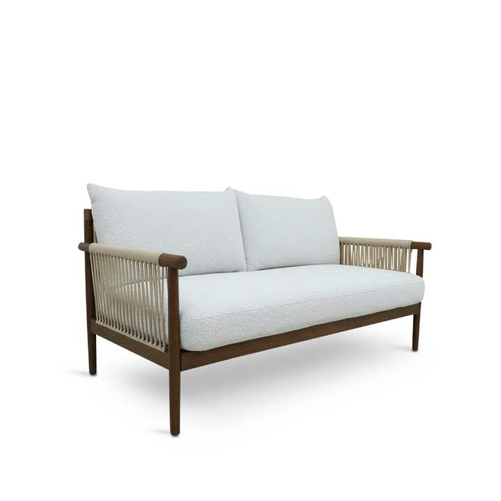 NOREEN 3 Seater Arm Sofa Chair Light Gray