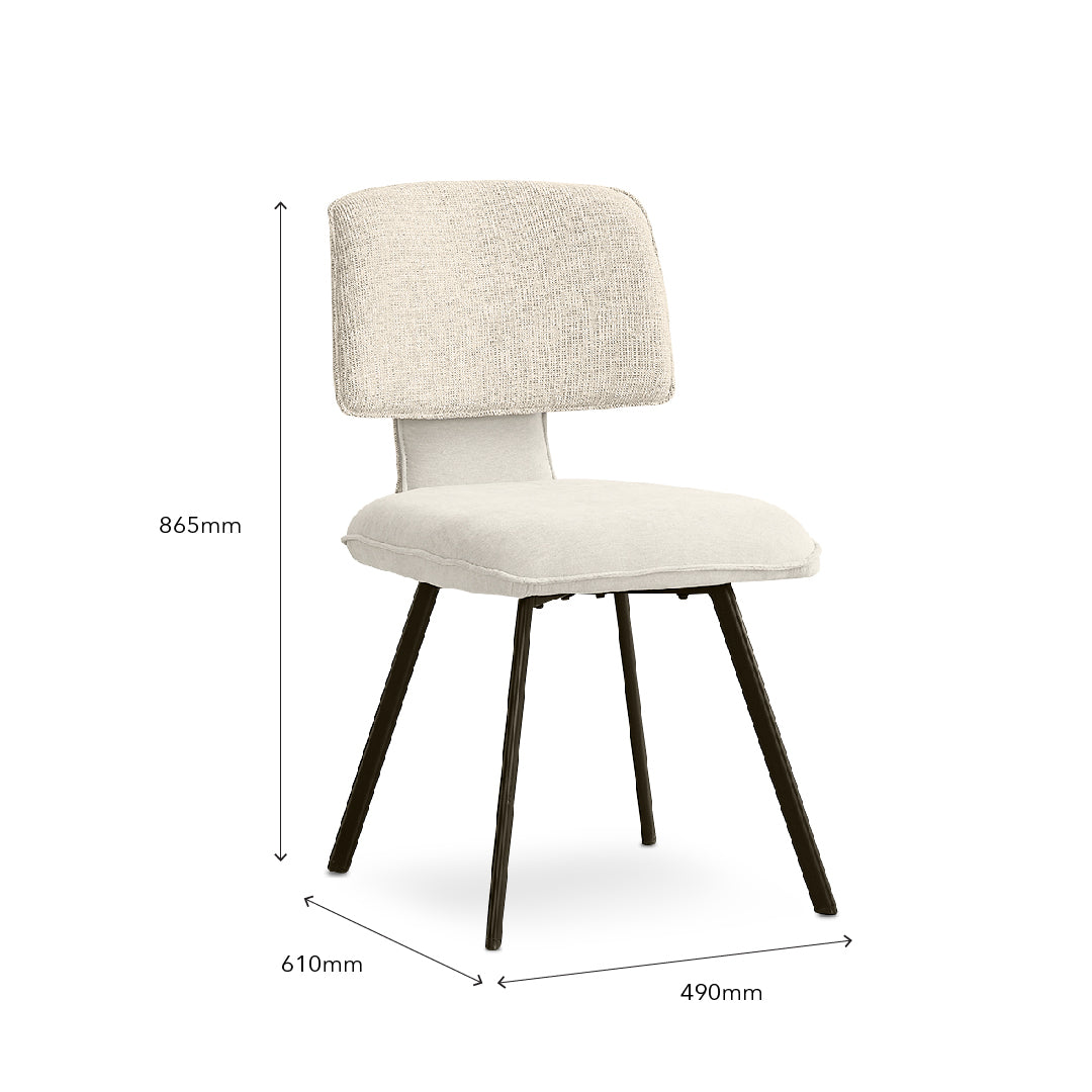 NORTHSON Dining Chair Light Beige