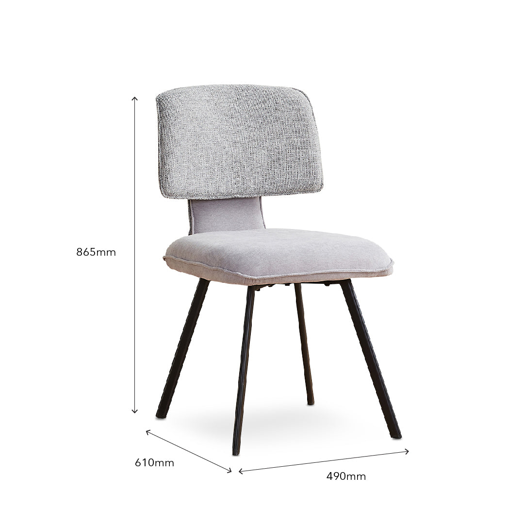 NORTHSON Dining Chair Light Gray