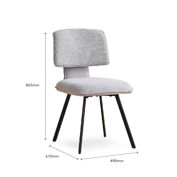 NORTHSON Dining Chair Light Gray