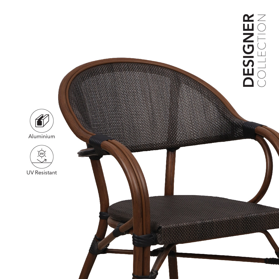 NOUR Garden Chair with Armrest