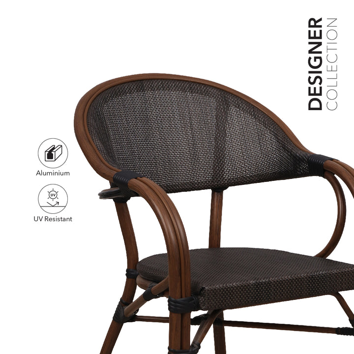 NOUR Garden Chair with Armrest