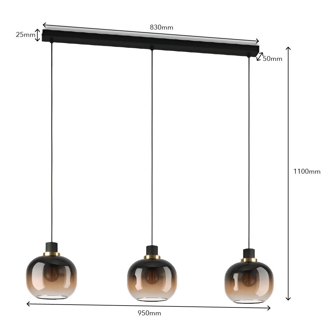 OILELLA Pendant 3 Lamp