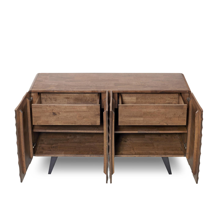 OMBA Wood TV Cabinet & Coffee Table with Sideboard