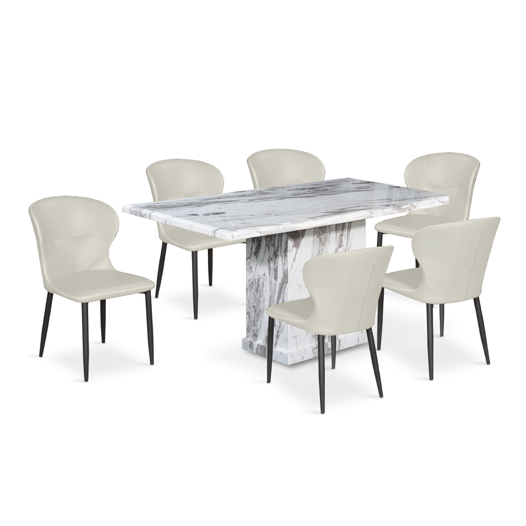 ORDINE Marble Dining Set