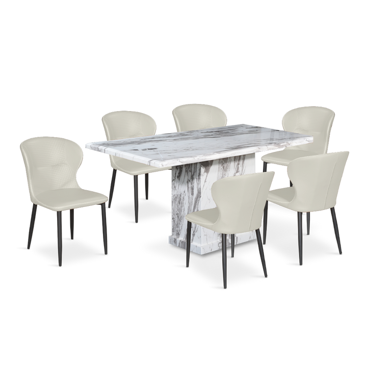 ORDINE Marble Dining Set