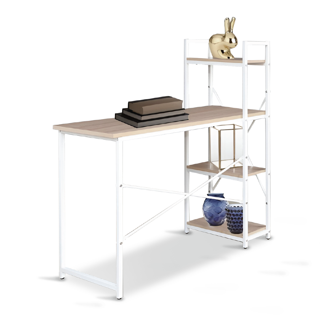 ORLEAN Writing Table with Side Shelf