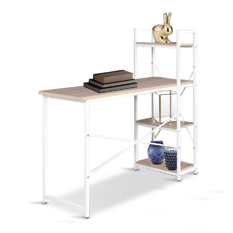 ORLEAN Writing Table with Side Shelf