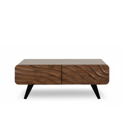 OMBA Wood TV Cabinet with Coffee Table